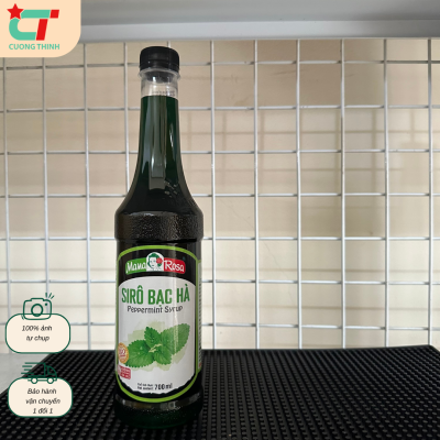 Siro Mamarosa Vị Bạc Hà Chai 700ml 