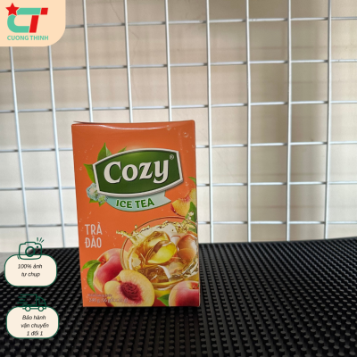 Trà Cozy hoà tan hương Đào hộp 16 gói