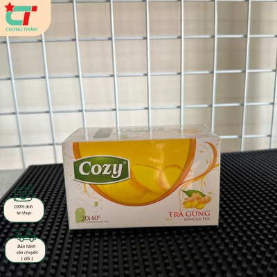 Trà Cozy túi lọc hương gừng hộp 25 gói