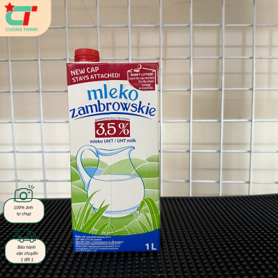 Sữa tươi Mleko Zambrowskie 3.5% béo hộp 1L