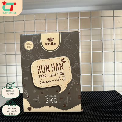 Trân châu tươi Kunhan vị Caramen hộp 3kg