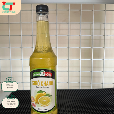 Siro Mamarosa Vị Chanh Chai 700ml