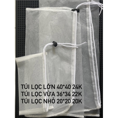 Túi Lọc Trà Loại Tốt Sợi Cước Tái Sử Dụng, size 36*34