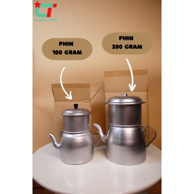 Phin Cafe Nhôm dùng cho quán kinh doanh (pha 1 mẻ 100-200gr cà phê)