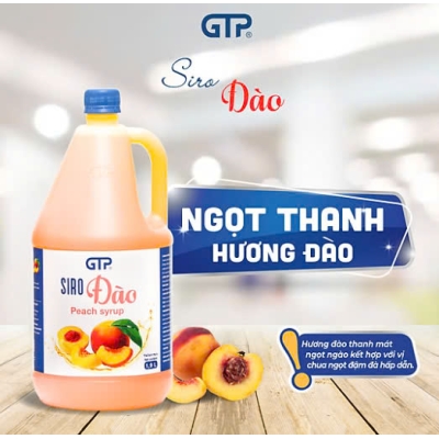 Siro Gia Thịnh Phát Vị Đào Chai 1.9L