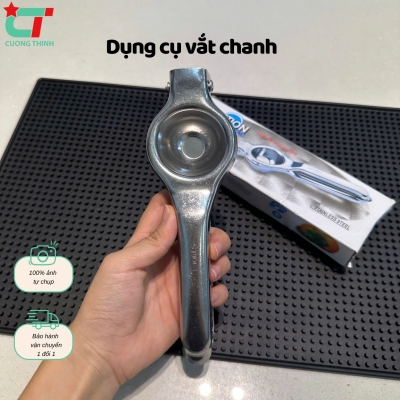 Dụng cụ vắt chanh, ép chanh inox dùng kinh doanh trà chanh