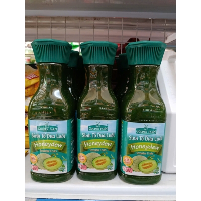 Sinh Tố Golden Farm vị Dưa Lưới Chai 1L