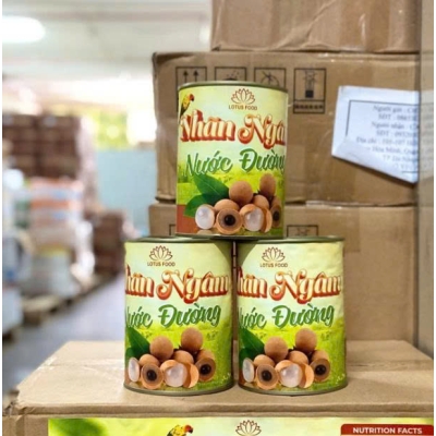 Nhãn Ngâm Đường Lotus Food  Lon 565g